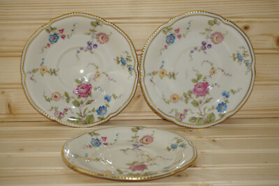 Castleton Sunnyvale (3) Saucers, 6 1/4''