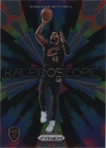 DONOVAN MITCHELL ROOKIE BLUE FLASH REFRACTOR HOLO Prizm Non Auto