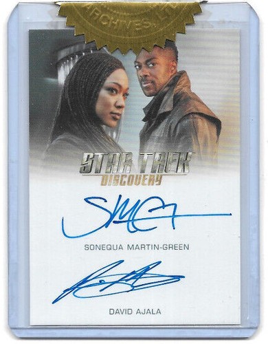 Star Trek Discovery temporada 4 - selección de tarjetas autógrafos y reliquias casi nuevo Rittenhouse - Imagen 51 de 79