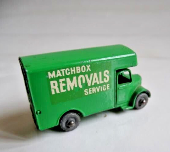 ミニカー MATCH BOX No.17 BEDFORD VAN REMOVALS SCARCE Matchbox No.17A Bedford Removal's Van 1956 Mint,Genuine,in