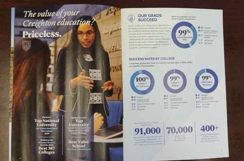 CREIGHTON UNIVERSITY College BROCHURE - Picture 4 of 9