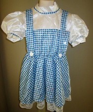 GIRLS The Wizard of Oz DOROTHY COSTUME DRESS Small NWOT Sparkle Sequin CHILD