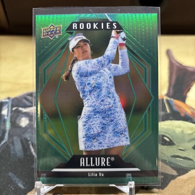 2024 UPPER DECK PORTFOLIO ALLURE LILIA VU GREEN RAINBOW RC JM
