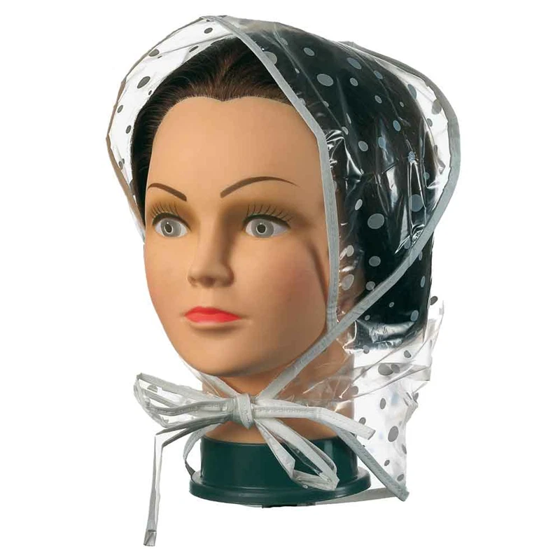 Comair Regenhaube mit Schirm weiss-transparent