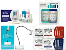 Harmony Gelish SOFT GEL -Tip Primer/Tip Adhesive/Duo/Tips/Kit/Lamp .5oz Pick Any