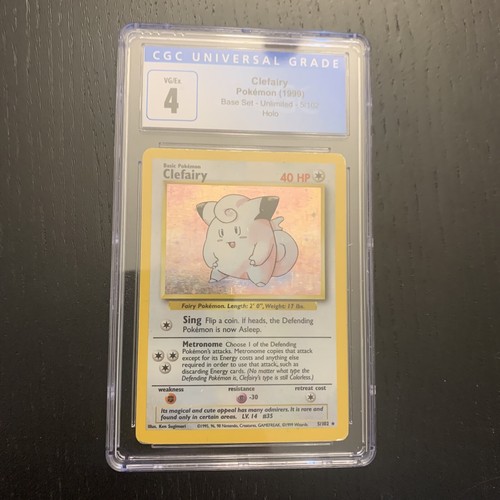 Clefairy graded CGC 4 for sale on eBay
