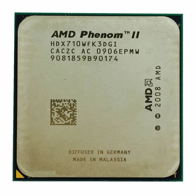 AMD Phenom II X3 710 2.6 GHz Triple-Core HDX710WFK3DGI Socket AM3 CPU Processor - Image 2 of 4