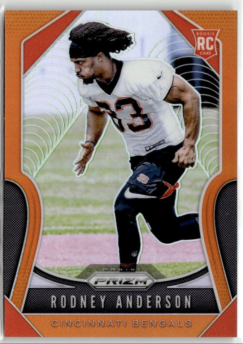 2019 Panini Prizm Orange Rodney Anderson #209/249 Cincinnati Bengals #337