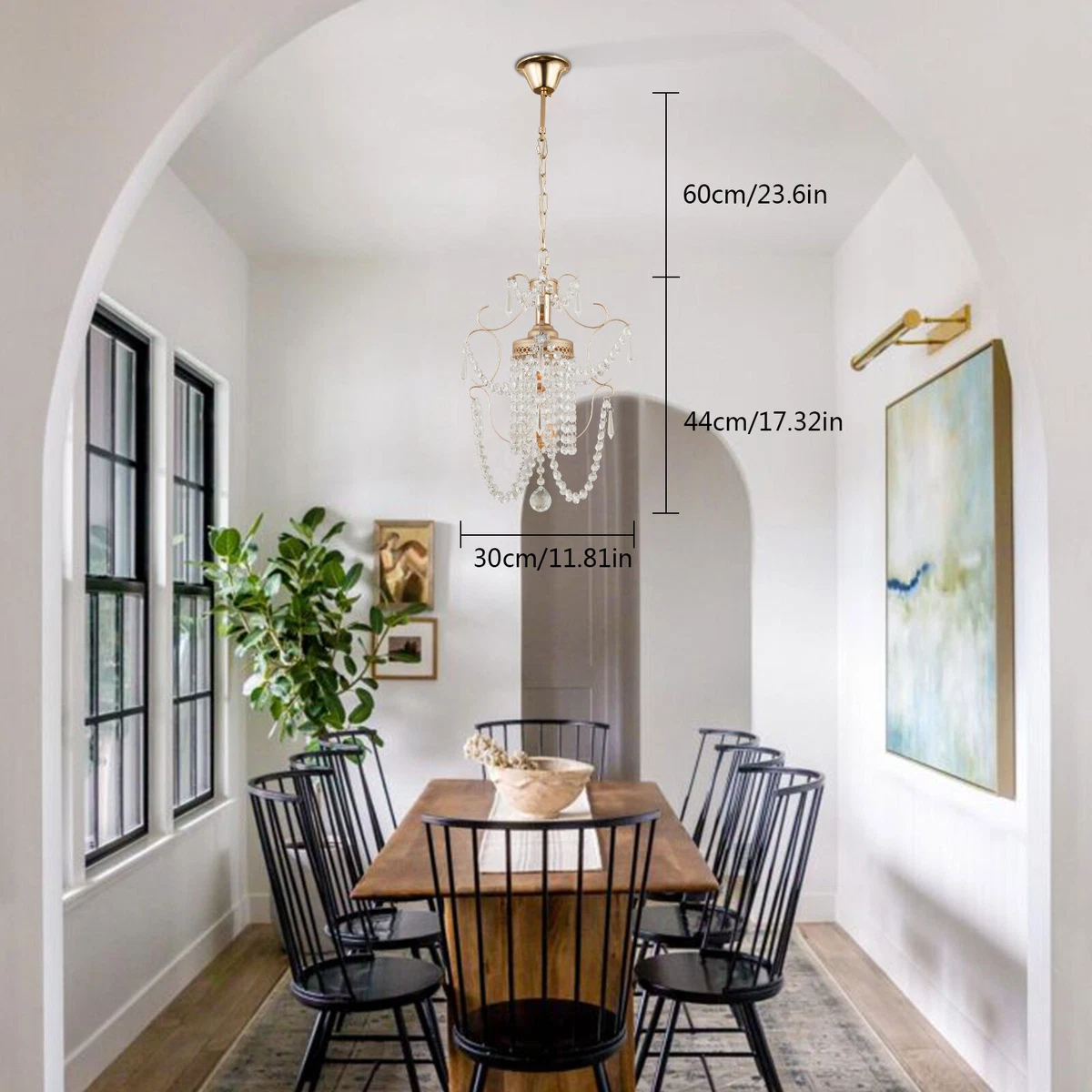 Off Center Dining Room Light