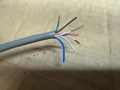 50' General Cable 3NP4P24GYPGCCPV 4 Pair 24 AWG Cat 3 MPR/CMR Telephone Wire
