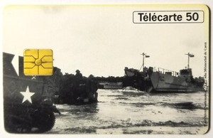 Encart Philatélique Et Télécarte – Débarquement De Normandie (1994)