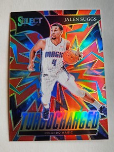 Jalen Suggs 2021-22 Select Turbo Charged Prizms Red Insert Card