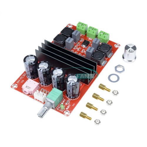 12V-24V 2x100W TPA3116 D2 Dual Channel Digital Audio Amplifier Board for Arduino - Picture 3 of 11