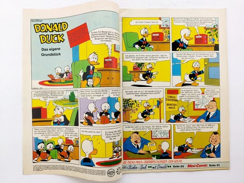 Ehapa - Micky Maus Nr. 25 / 1988 / Top Zustand / Z1-2 (mit Mini Comics, ohne B.) - Bild 4 von 9