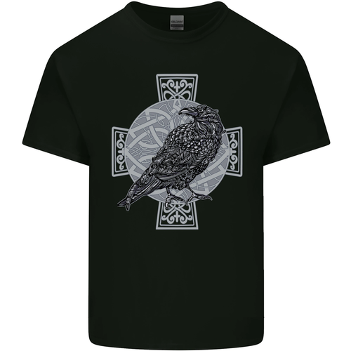 Odin Keltisch Rabe Viking Tattoo Kreuz Runen Kinder T-shirt Jungen Mädchen - Picture 13 of 77