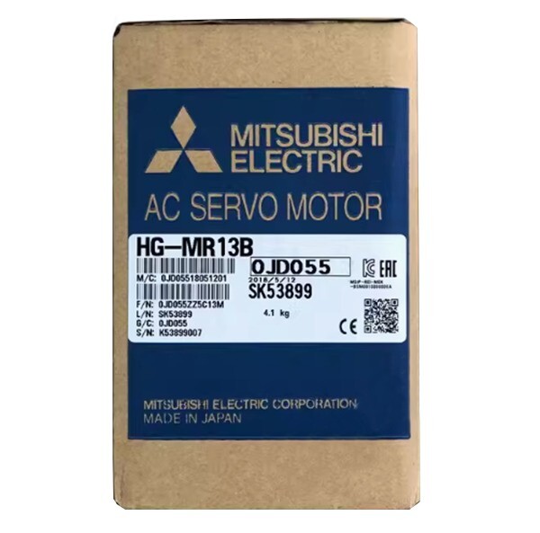 New HG-MR13B Electric Motor Sealed MITSUBISHI HG-MR13B Servo Motor 