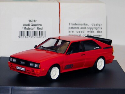 AUDI QUATTRO MULETO RED TROFEU 1601R 1:43 | eBay