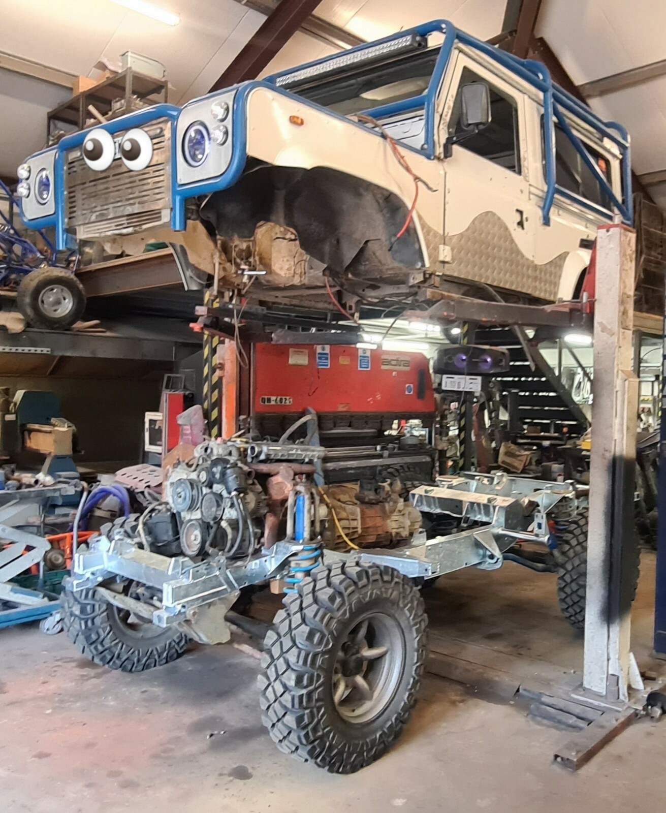 Defender galvanised chassis swaps R.A.C PARTS LTD eBay