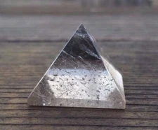NATURAL SMOKEY QUARTZ MEDIUM GEMSTONE PYRAMID 27-30mm