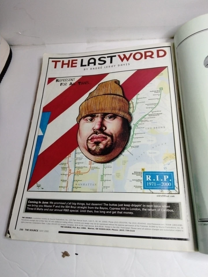 The Source Magazine, May 2000, Issue No. 128, Big Pun, Hip-Hop Memorabilia, Rap - Image 4 of 4