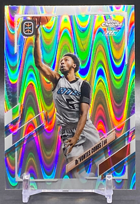 2021-22 Topps Chrome OTE #62 De'Vontes Cobb Rookie RC Raywave Refractor