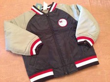 Gymboree Spring Training Baseball All-Star Boys Nylon Fiberfill Jacket Sz 4 NWT