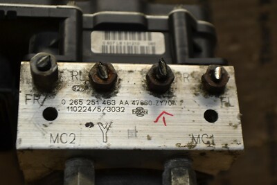 2011-2013 Nissan Maxima ABS Pump Control OEM 47660ZY70A Module 121