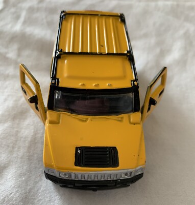 MAISTO HUMMER H2 YELLOW 1:46 SCALE DIE CAST SUV Car Toy-Used | eBay