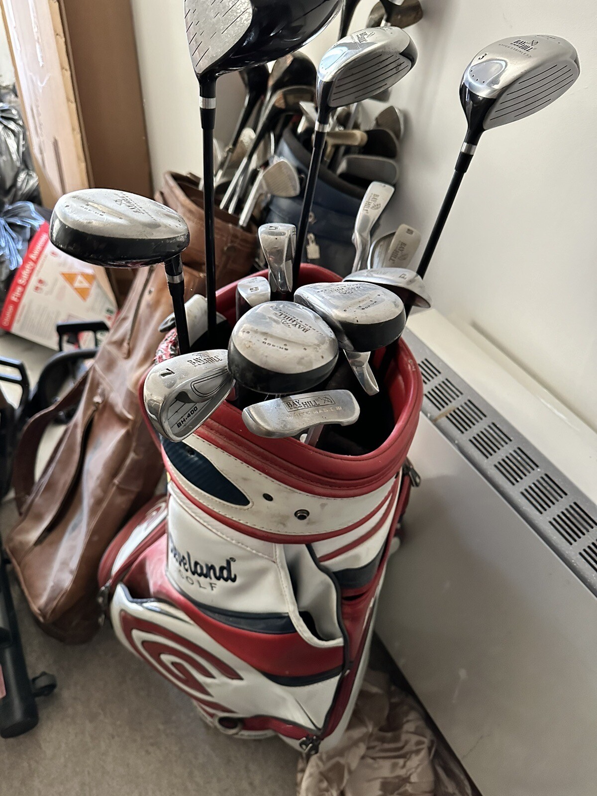 set of golf clubs and bag eBay