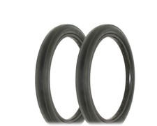 2 Ralson 20 X 2.125 Black Slick Bicycle Tires S-2 Rim Schwinn Style.