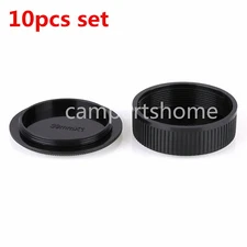10pcs Leica M39 L39 39mm Screw Mount Camera Body Front cap + Rear Lens Cap cover