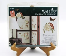 WALLIES WALLPAPER CUTOUTS 12183 19 FLOWERS 6 BUTTERFLIES