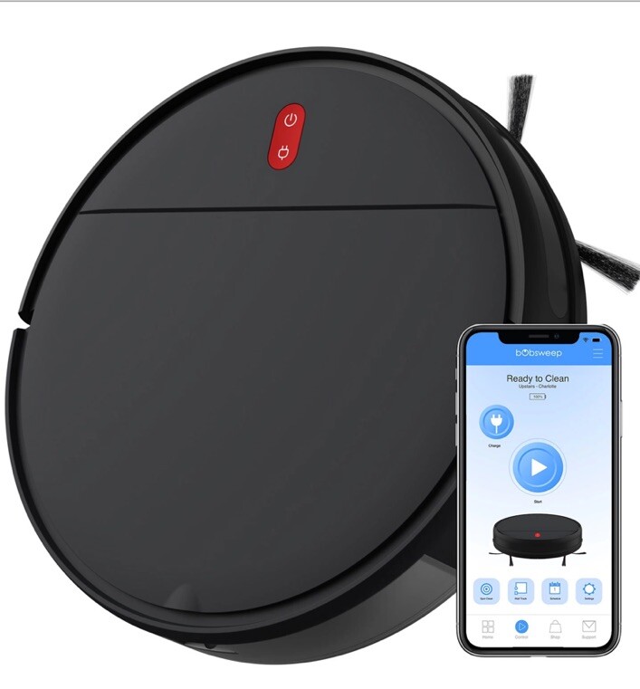 Bobsweep Charlotte Robot Vacuum Mop Carpet