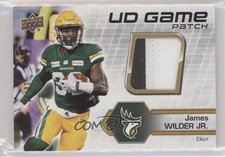 2021 Upper Deck CFL UD Game Jersey Patch 10/25 James Wilder Jr #UD-WI Patch i7o