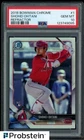 2018 Bowman Chrome Refractor #1 Shohei Ohtani Angels RC Rookie /499 PSA 10