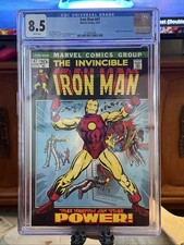 Iron Man #47 1968–CGC 8.5–KEY Origin of Iron Man retold, Roy Thomas story