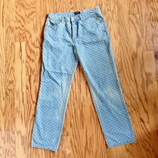 BoohooMAN Men’s Distressed Design Denim Boot Cut Jeans Size 32R