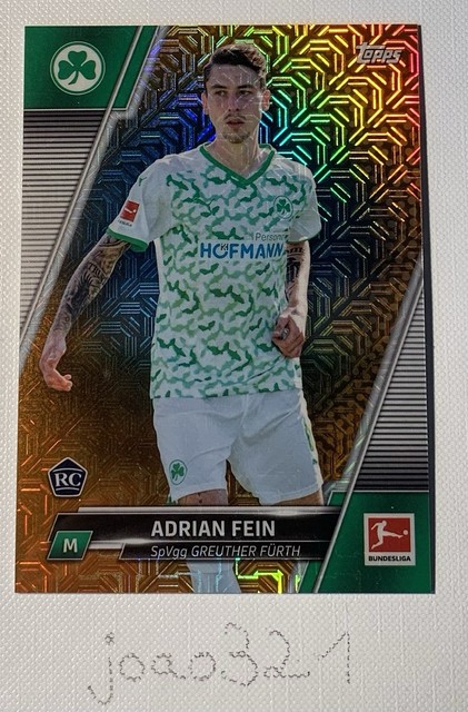 Adrian Fein - /25 - Orange Mojo Rookie - Topps Bundesliga 21/22 - Japan Edition