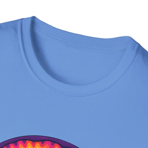 Tie Dye Mushroom Psychedelic Trippy Retro Hippie Natur Unisex Softstyle T-Shirt - Bild 65 von 112
