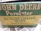 Vtg. Box of 4 John Deere H Purolator Tractor Oil Filter Elements, AH-1111R, + — photo 5