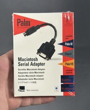 Macintosh Mac Serial Adapter Cable for Palm III, V, VII USA Hot Sync 3com NEW