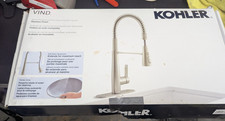 Kohler Vind Semi-Professional Pull-down Kitchen Sink Faucet Stainless Steel