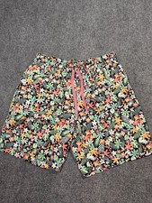 Chubbies Swim Trunks Shorts Mens Large Tropical Toucan 7" Inseam Lined Beach