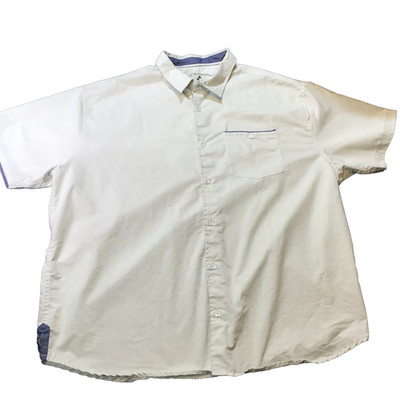 Free Planet Mens Lost In Paradise Shirt 4X Short Sleeve Cotton Blend