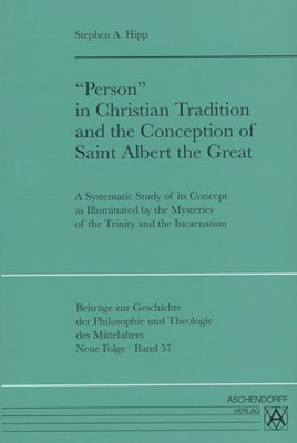 ''Person'' in christlicher Tradition und der Vorstellung von S - Taschenbuch NEU Hipp, Hl.