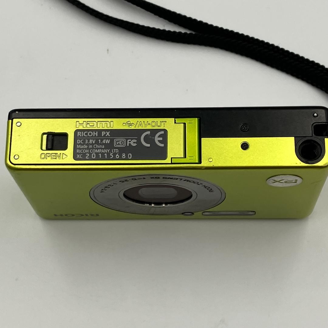 RICOH PX Waterproof Digital Camera Green Tested Basic Functions