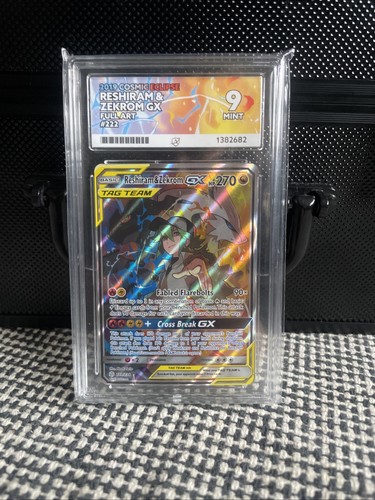 Reshiram & Zekrom-GX graded ACE 9 for sale on eBay