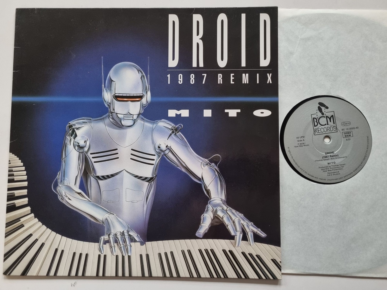 Mito - Droid (1987 Remix) 12'' Vinyl Maxi Germany
