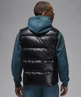 ナイキ ジョーダン M J FLIGHT DOWN VEST ダウンベスト NEW Nike Air Jordan Men's Flight Down Puffer Vest Black MRSP