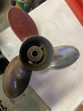 Quicksilver Laser II S/S Boat Propeller, Approx 14" Diameter, Fits Mercruiser 